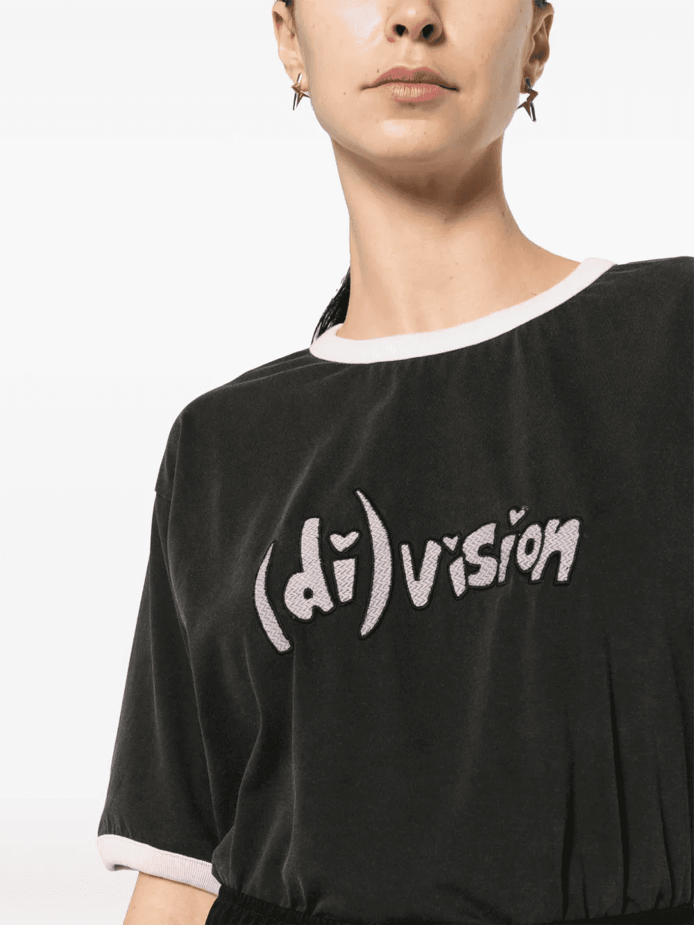 logo-embroidered organic cotton T-shirt — Image 2