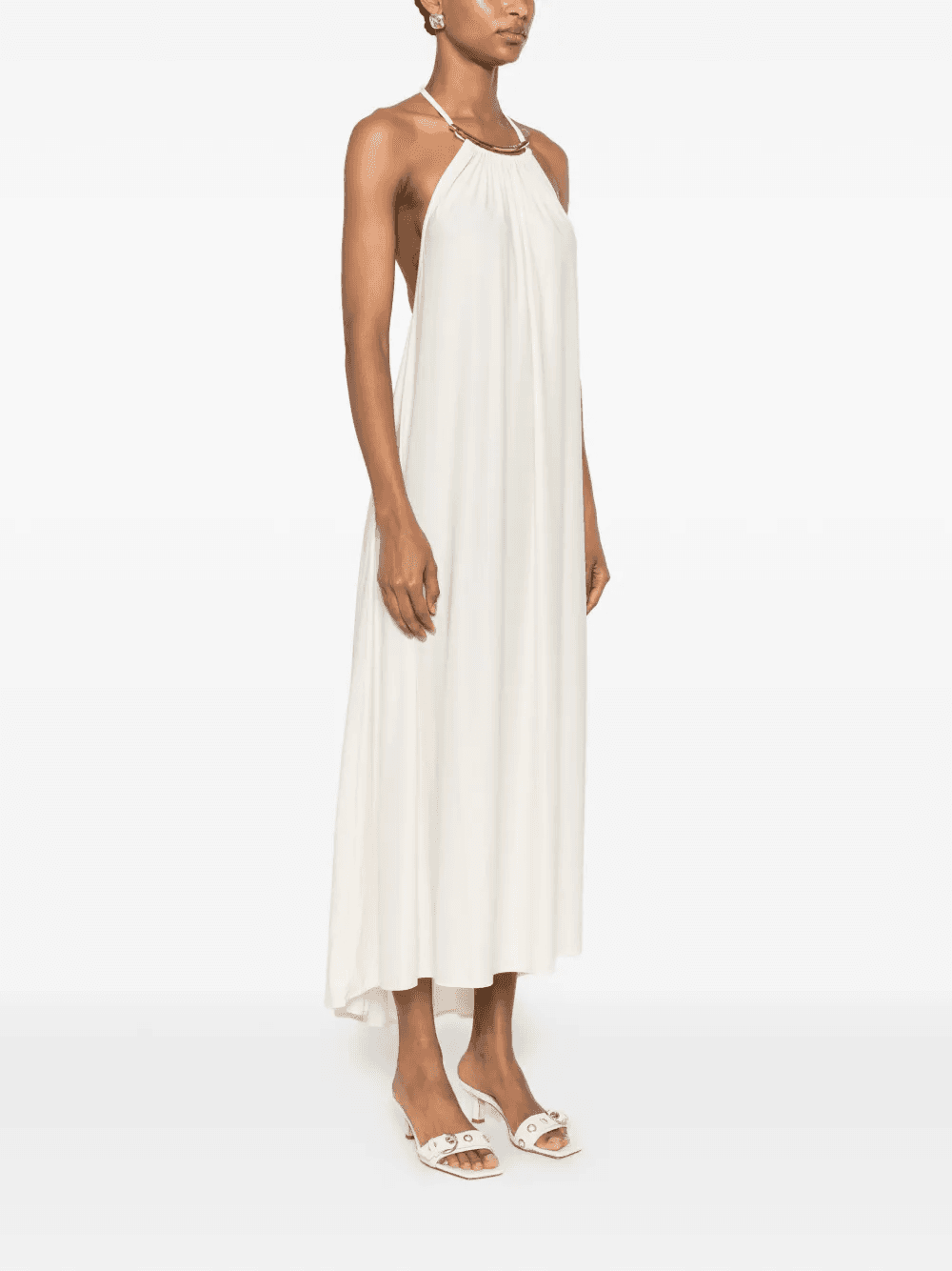 halterneck midi dress — Image 4