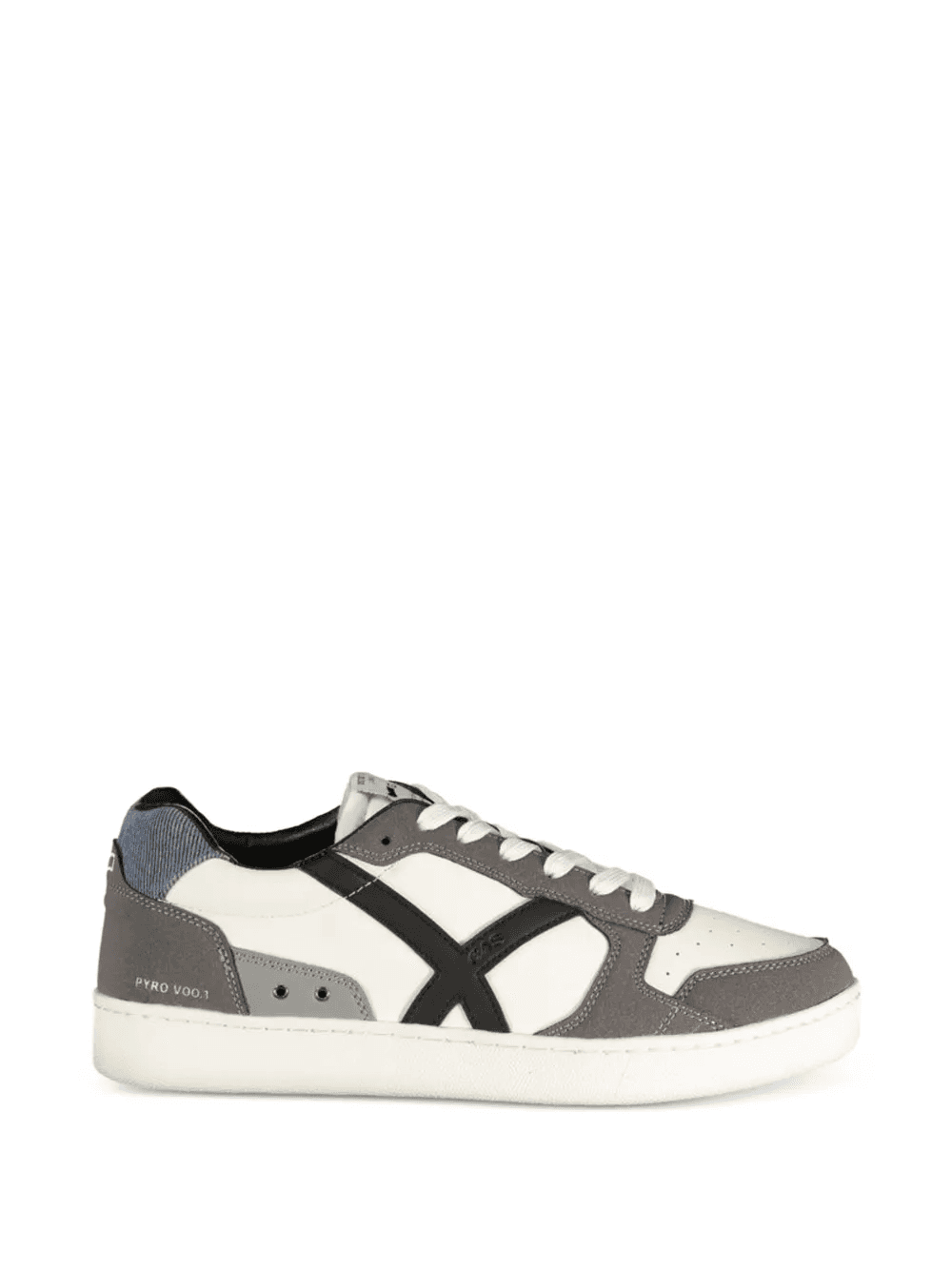panelled lace-up sneakers - Image 1