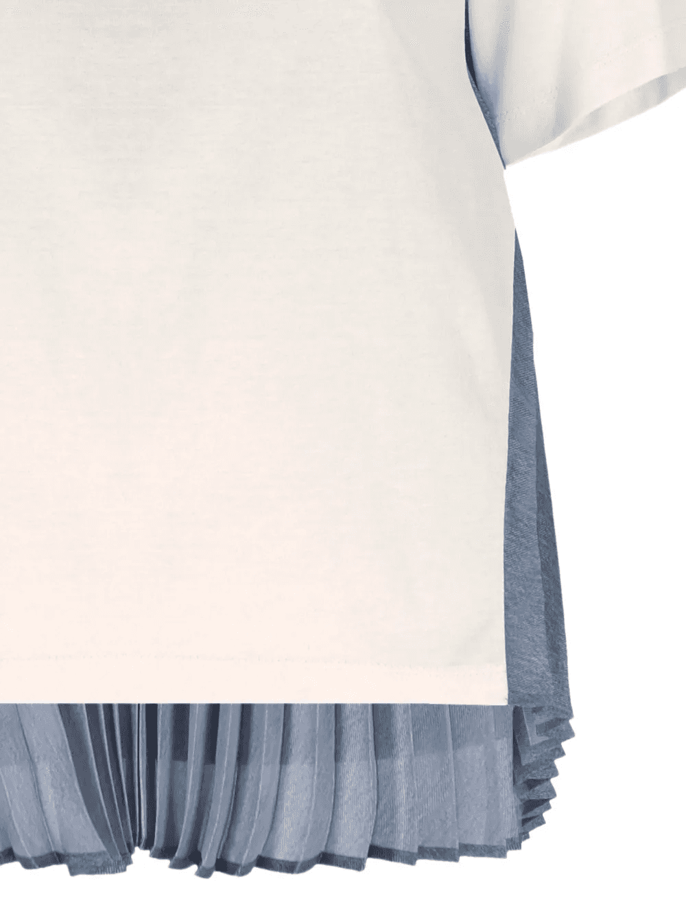 pleated-panelled T-shirt — Image 3