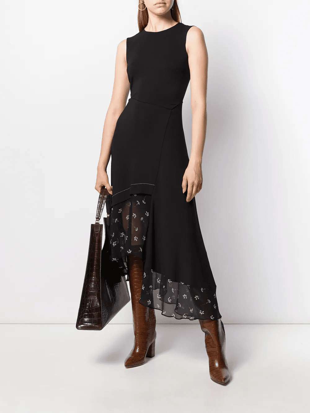 floral trim shift dress — Image 5
