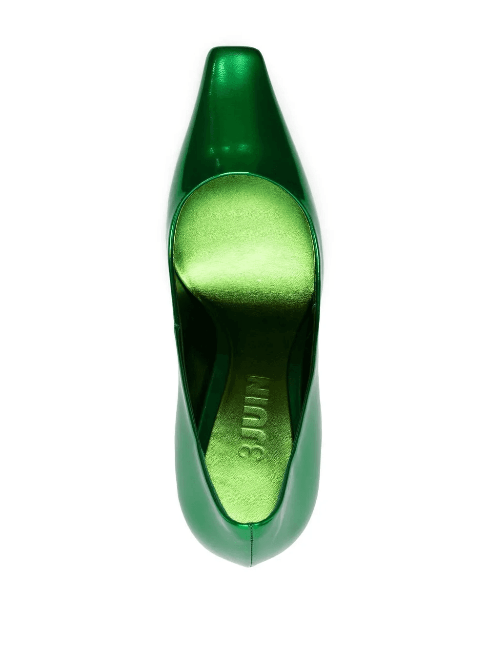 100mm patent-finish square pumps — Image 2