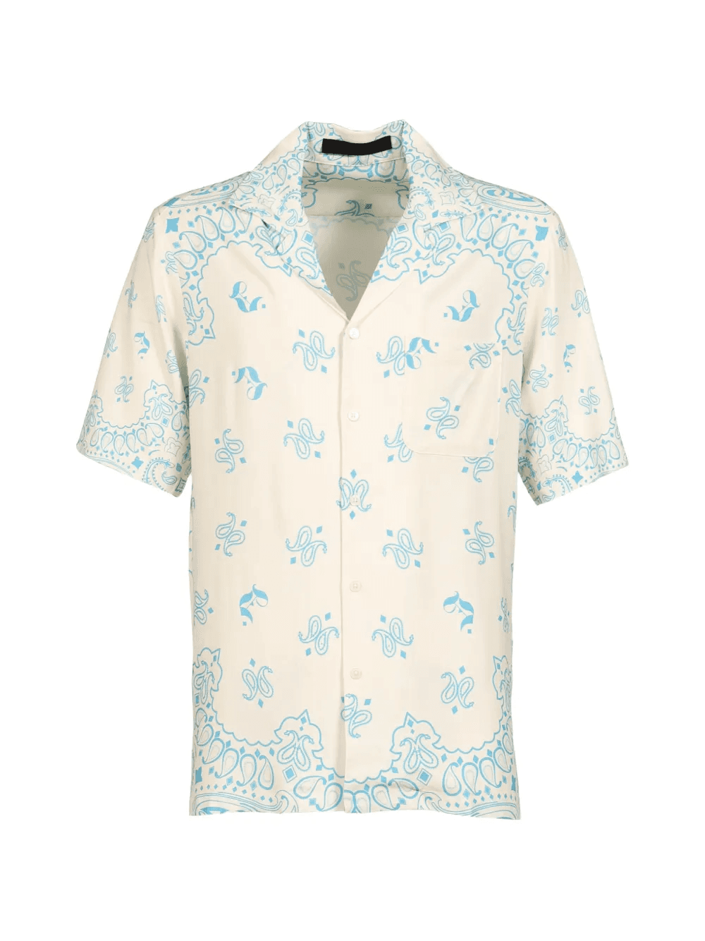 paisley-print short-sleeved shirt - Image 1