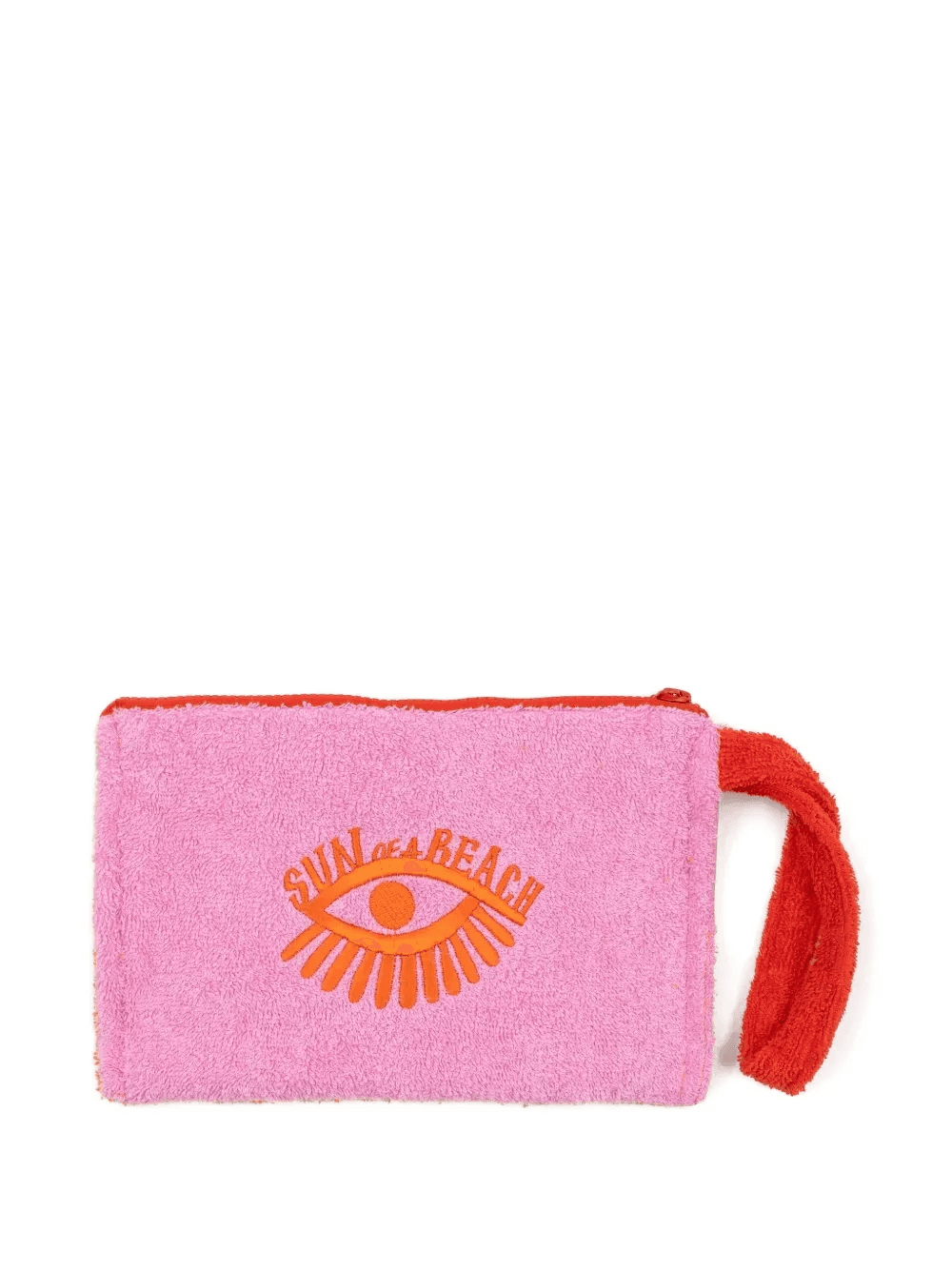 logo-patch terry-cloth pouch - Image 1