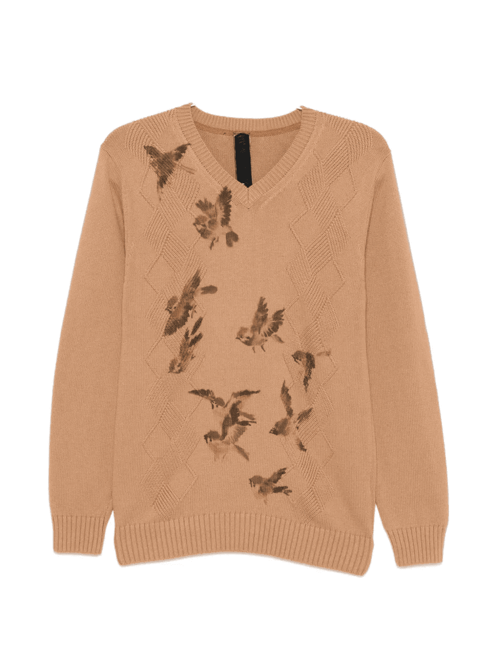 V-neck diamond sweater - Image 1