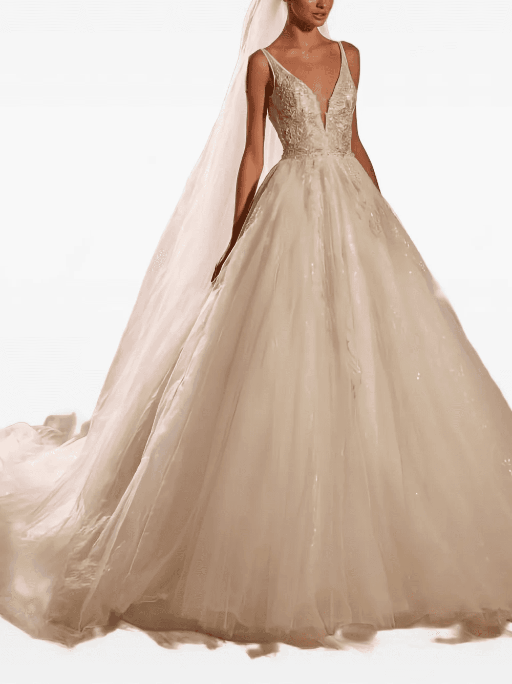 Shirley sequin-embellished gown - Image 1