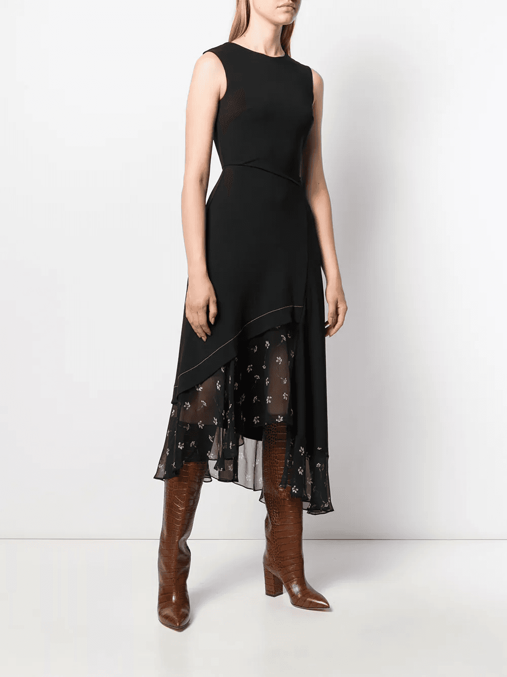 floral trim shift dress — Image 6