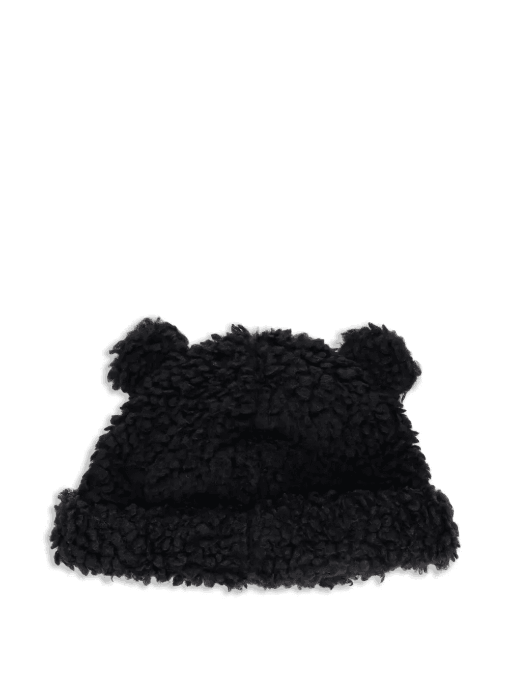 fleece-texture bear-ear beanie hat — Image 2