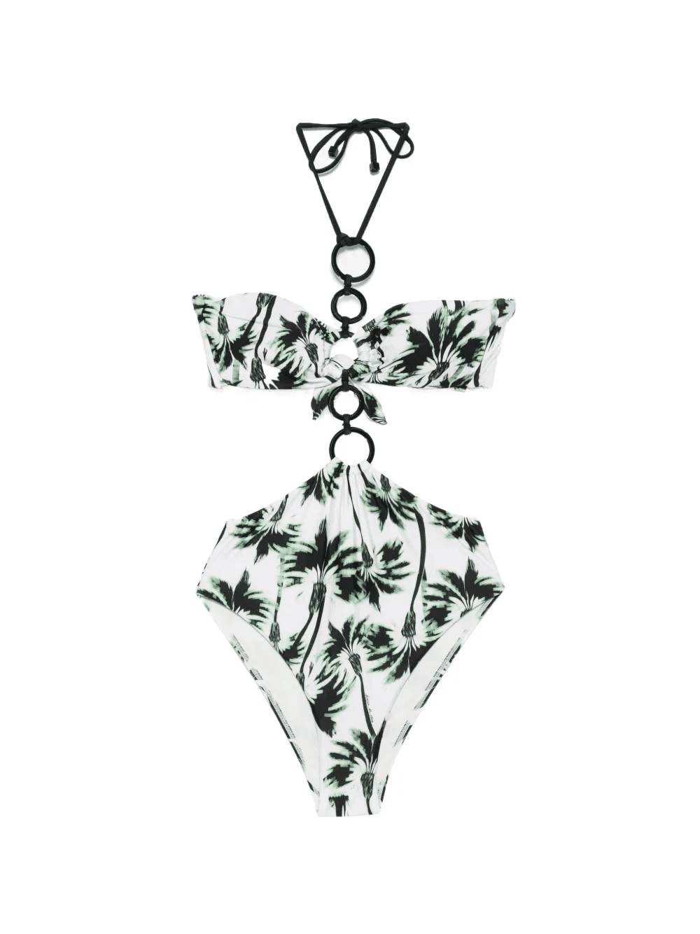 palm-print swimsuit - Image 1
