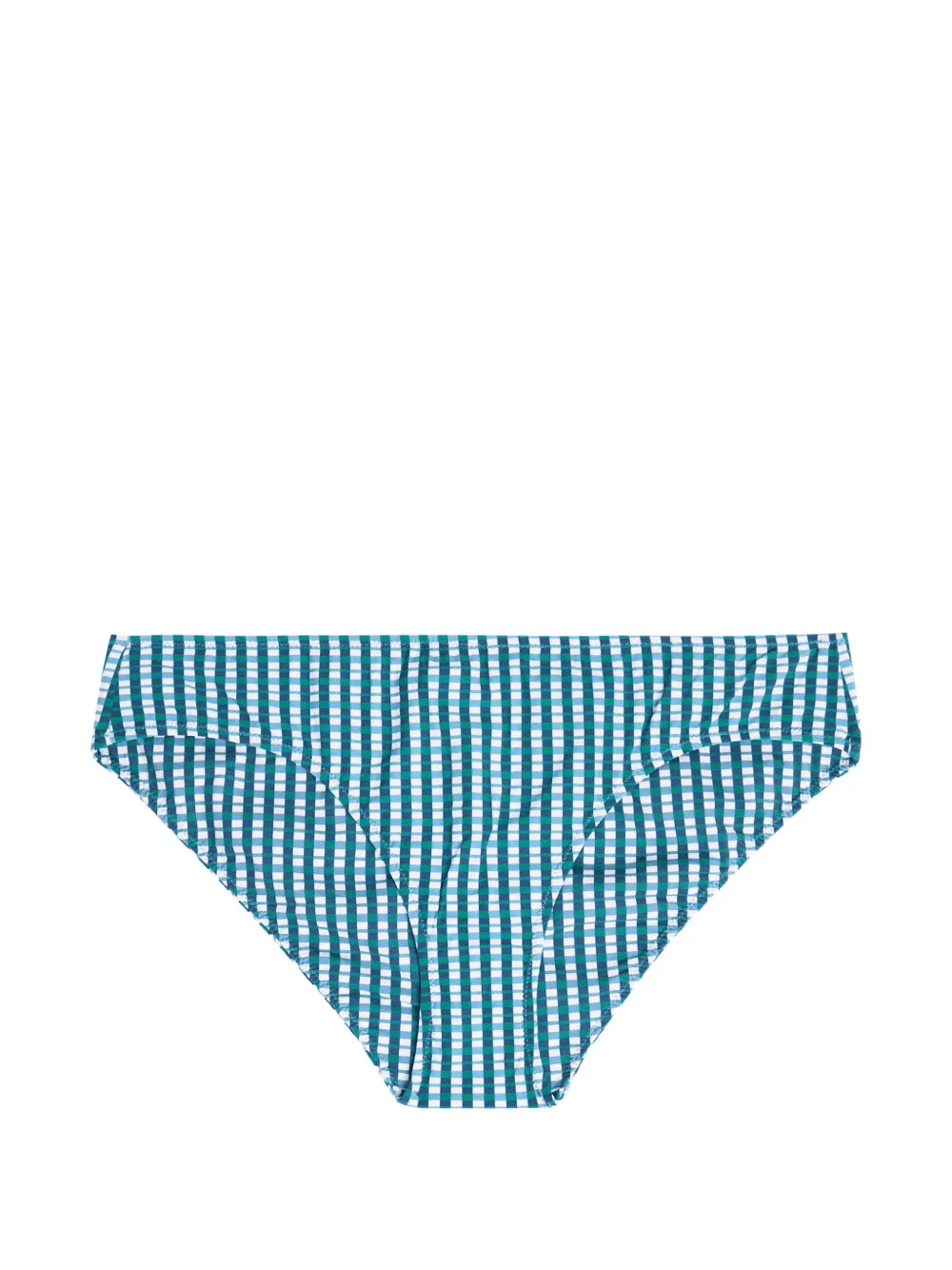 Missy checked bikini bottons
