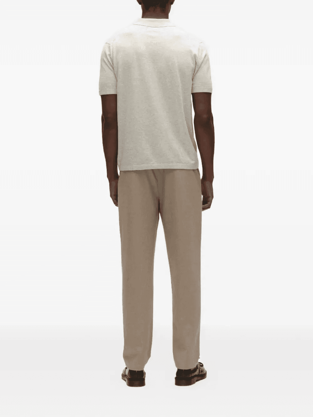 GABnapoli 19 Phin pleated elasticated-waistband trousers — Image 6