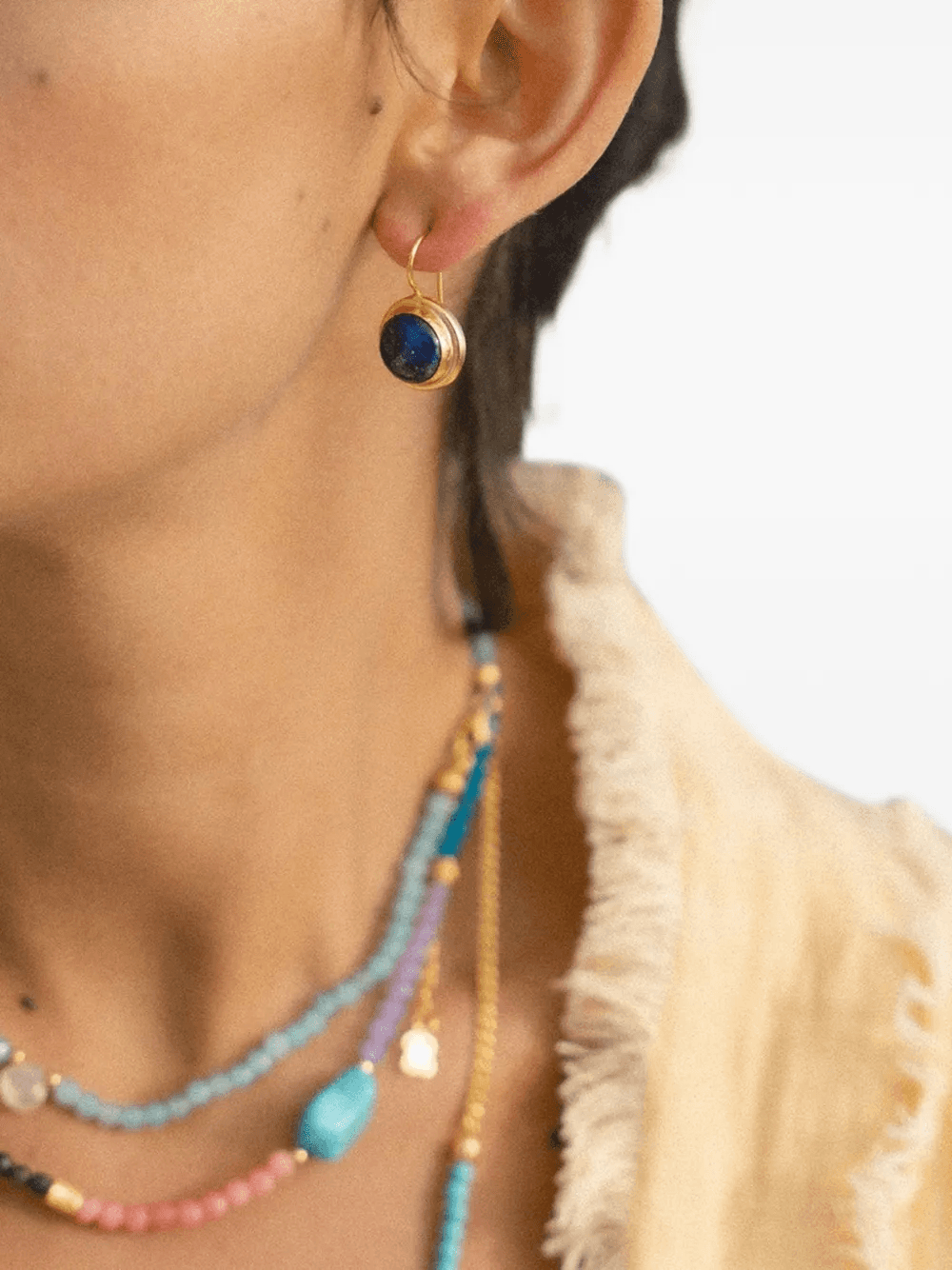 lapis Noa drop earrings — Image 2