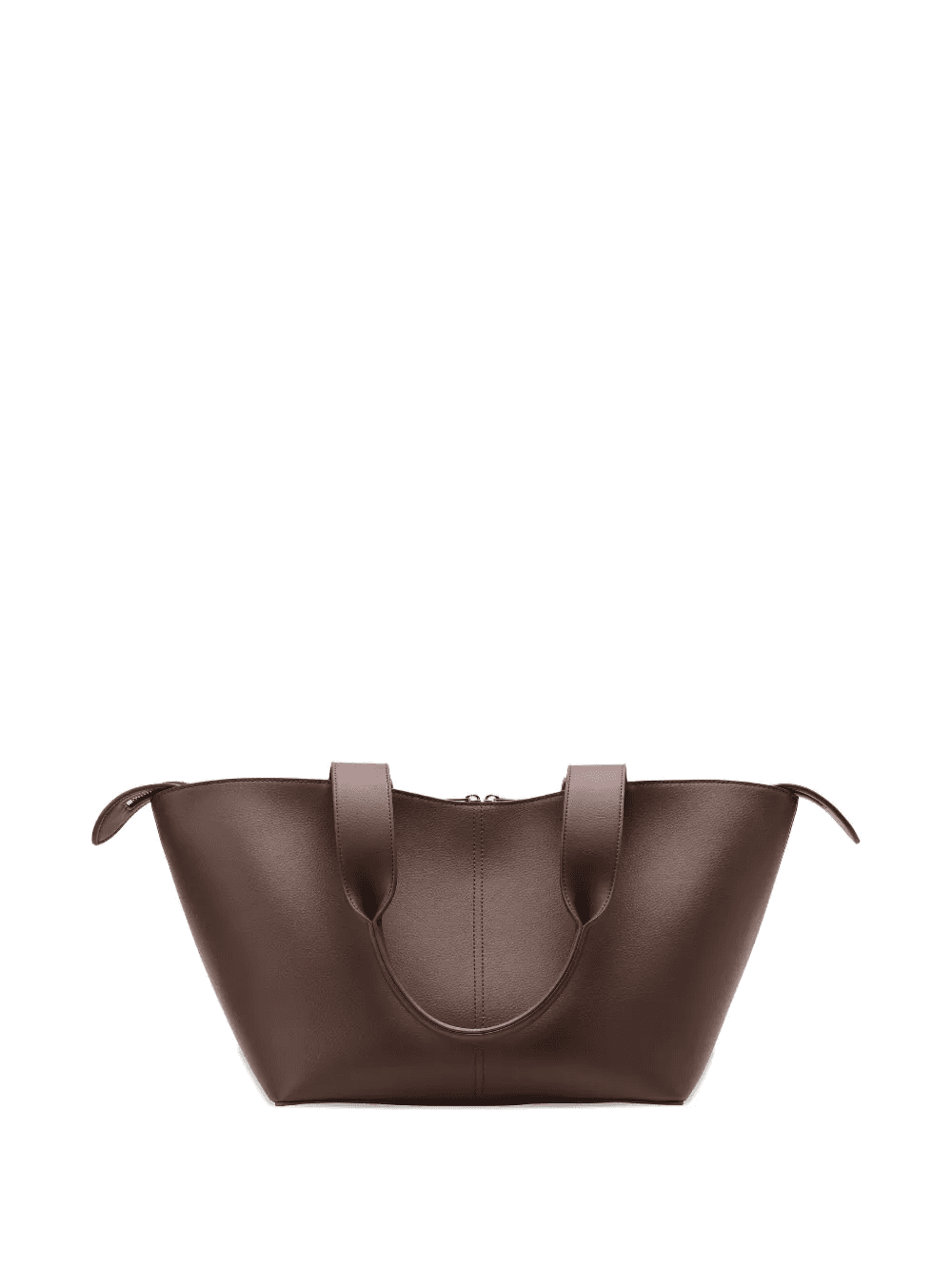 Bleecker grained-effect tote bag - Image 1