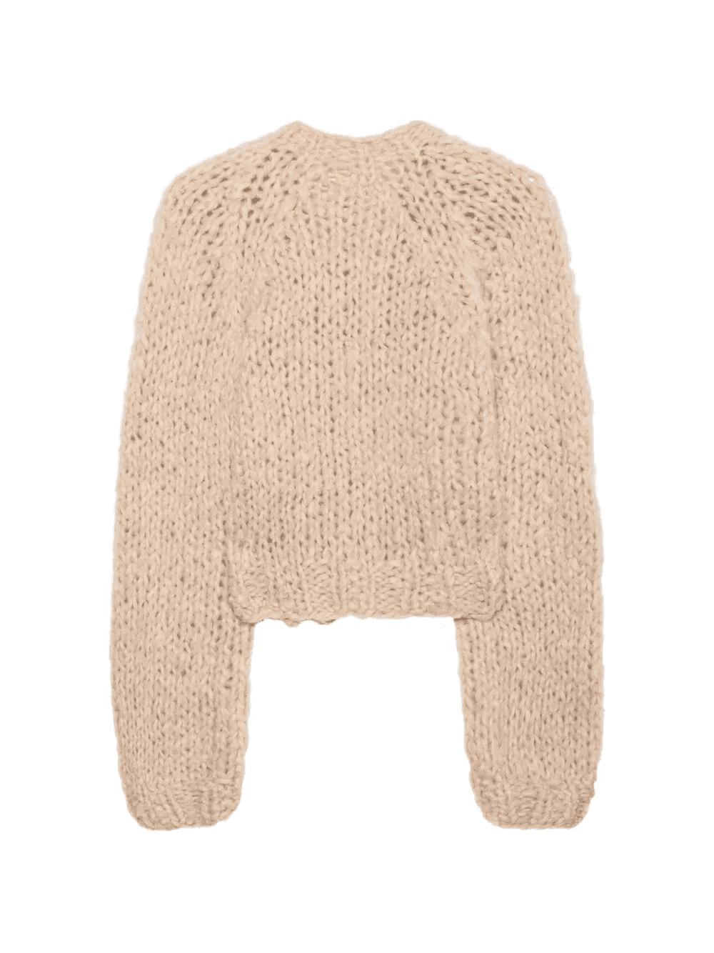 chunky-knit raglan-sleeve cardigan — Image 2