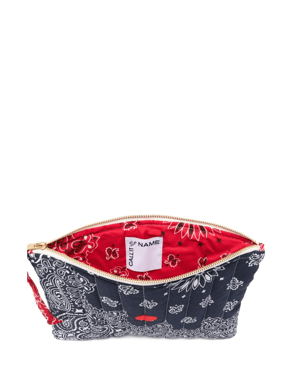 paisley-print clutch bag — Image 3