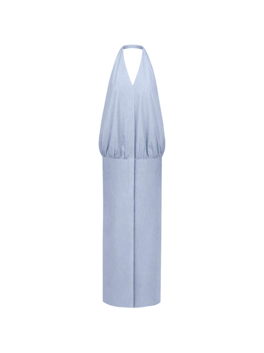 Celile striped halterneck maxi dress