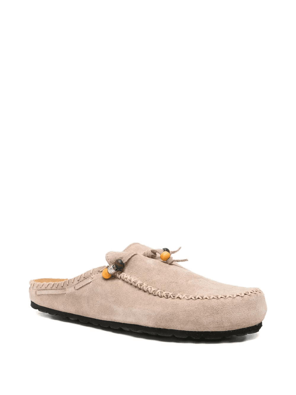 New Negril bead-embellished whipstitch-trim slides — Image 4