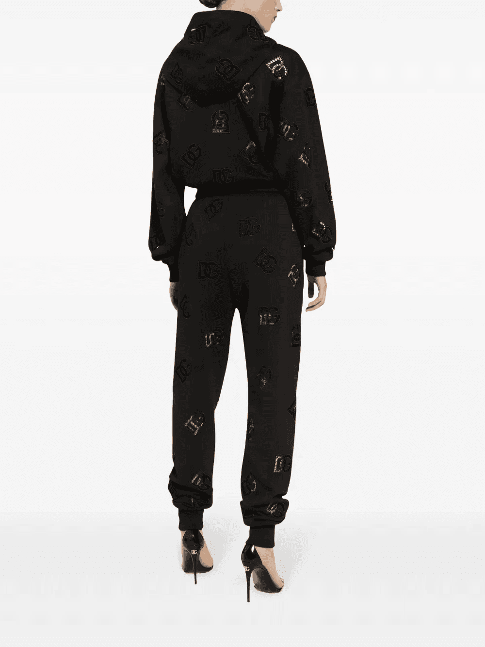 logo-embroidered drawstring-waistband track pants — Image 5