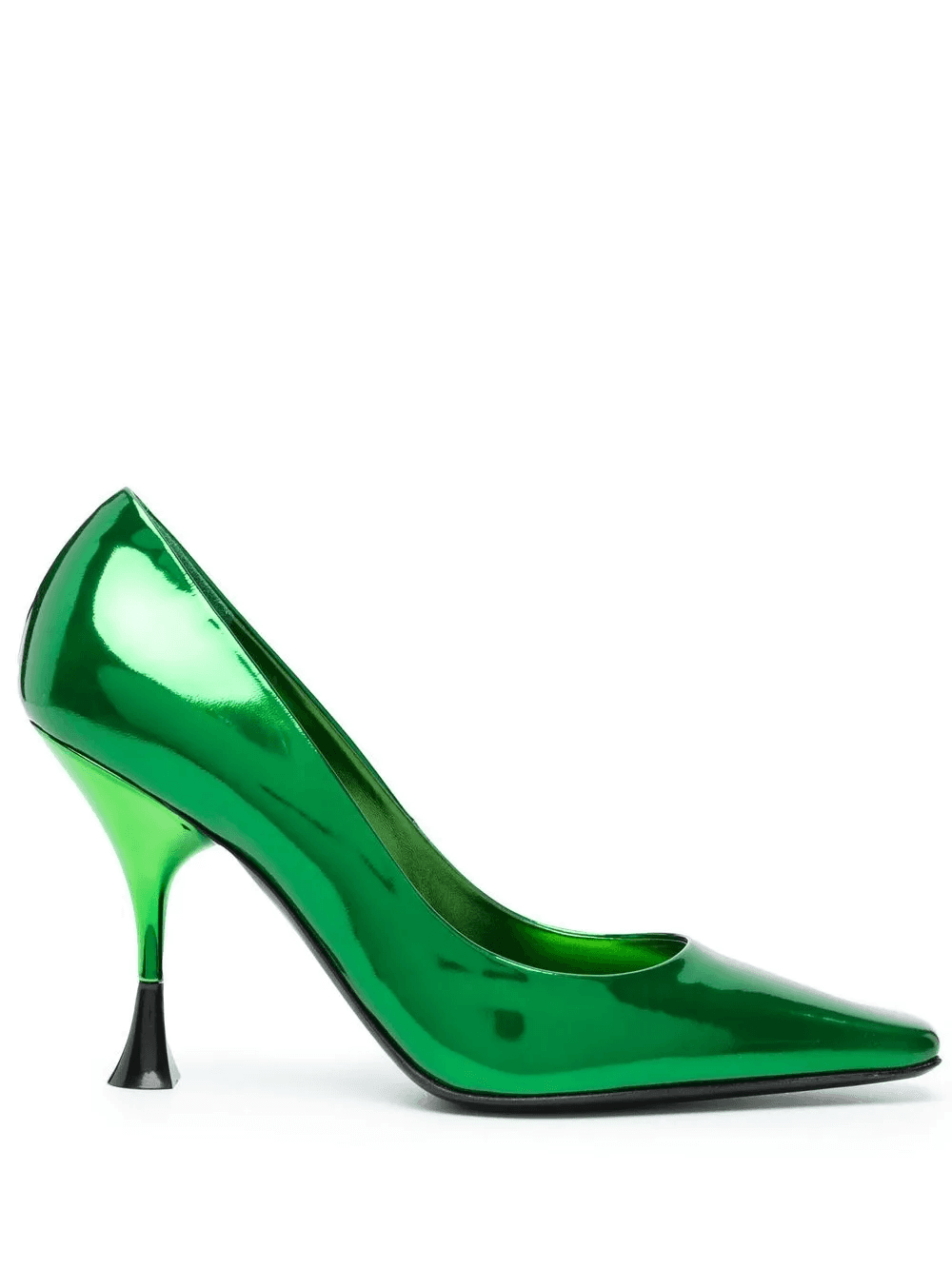100mm patent-finish square pumps