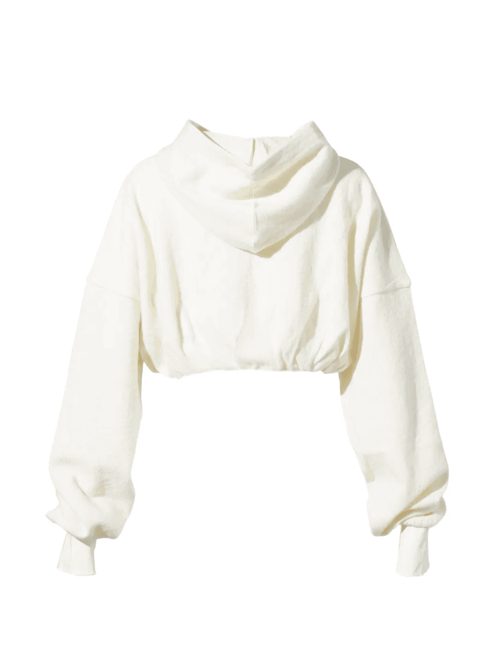 logo-print cropped hoodie — Image 3