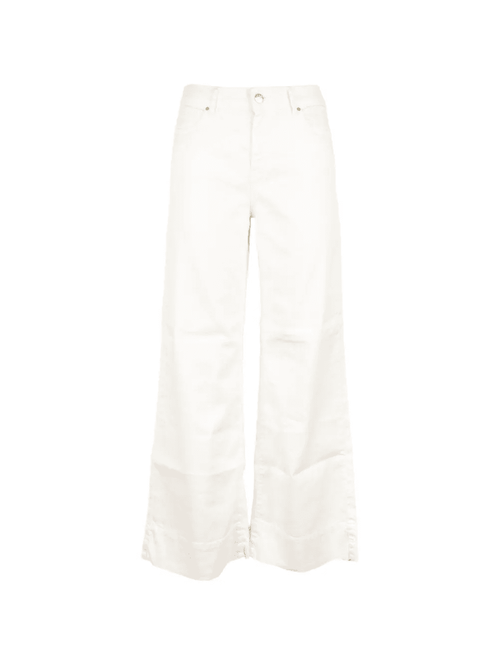 high-waisted wide-leg jeans - Image 1
