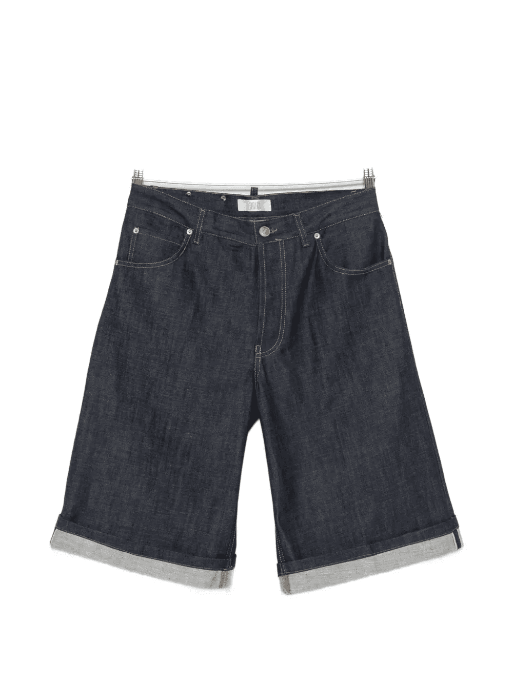 turn-up denim shorts - Image 1