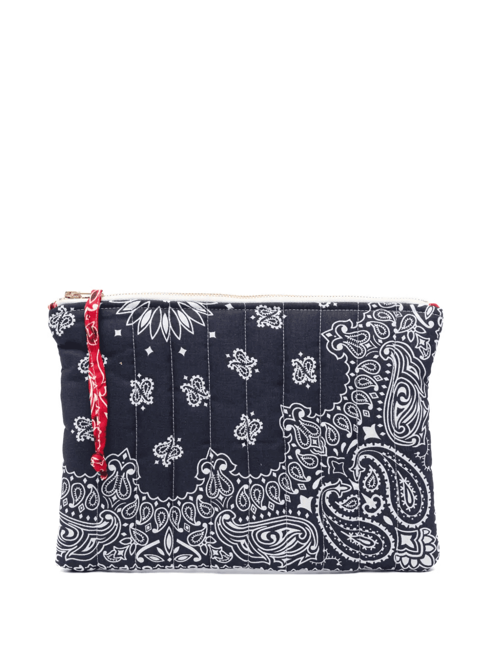 paisley-print clutch bag - Image 1