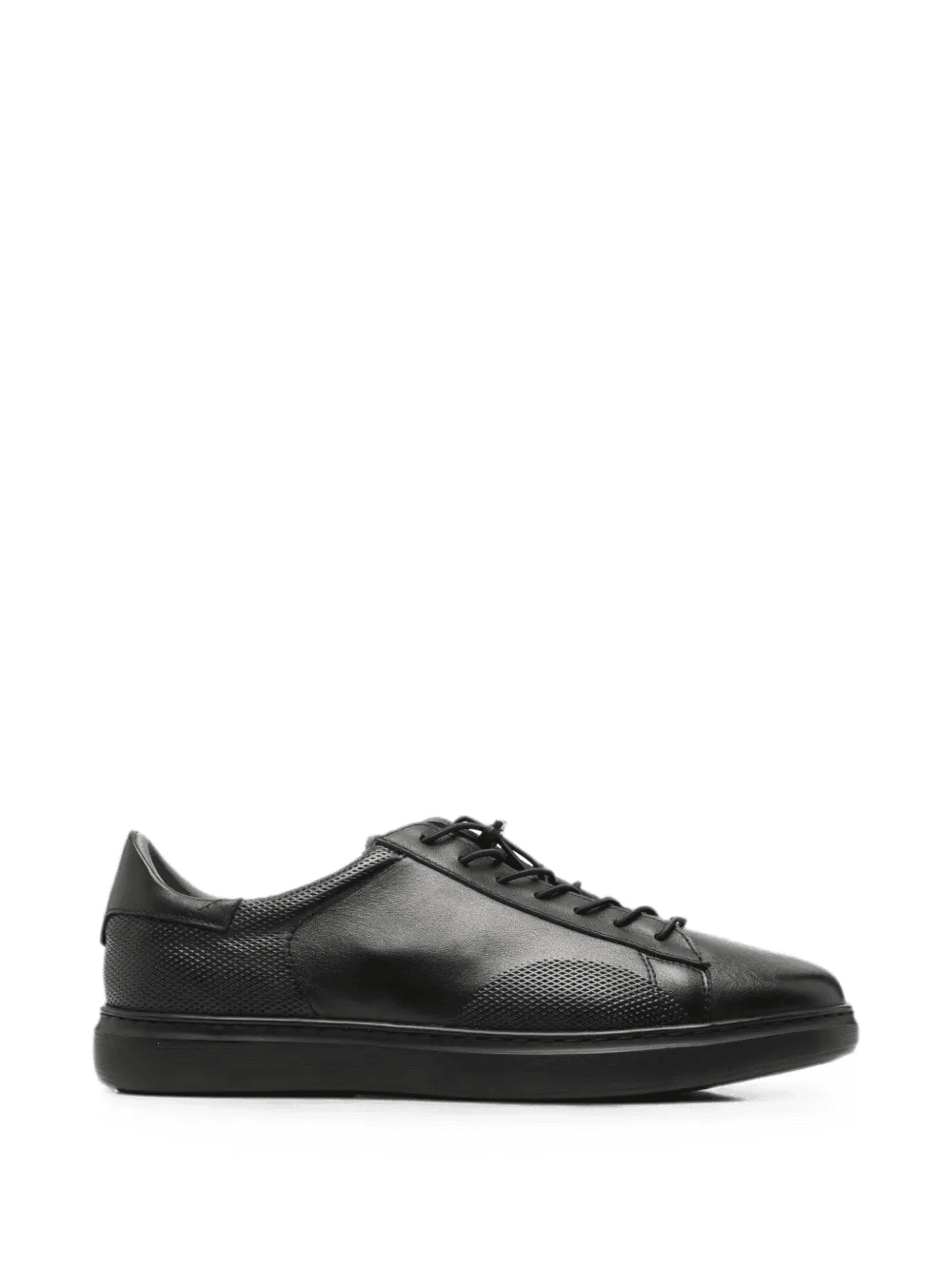 perforated leather sneakers - Image 1