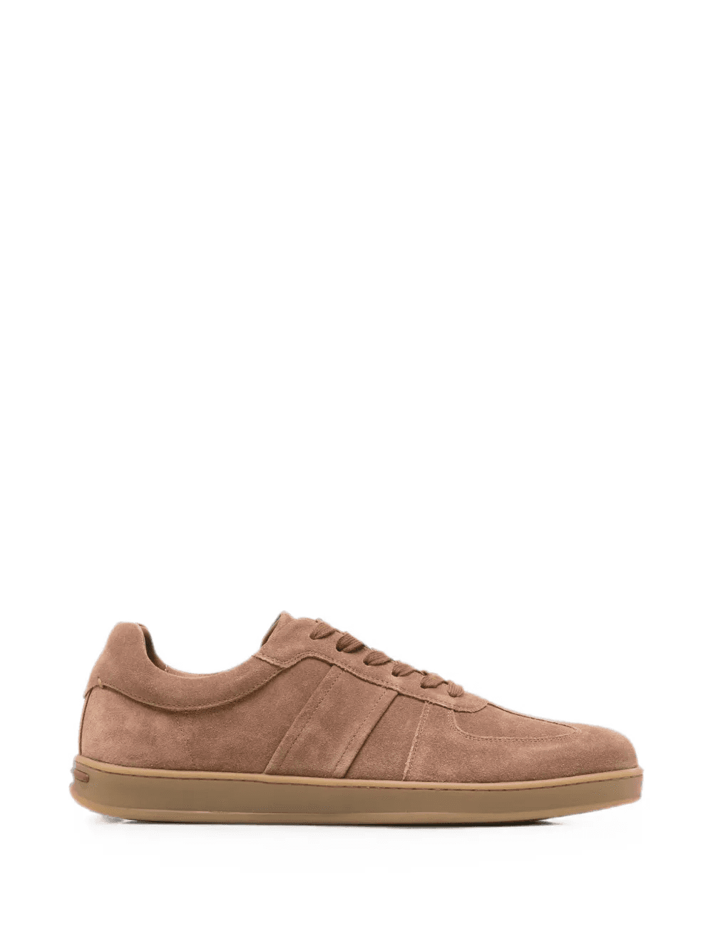 suede panelled sneakers - Image 1