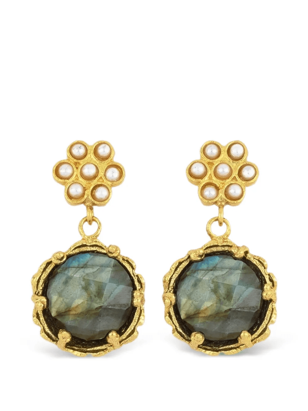 Estatira labradorite earrings