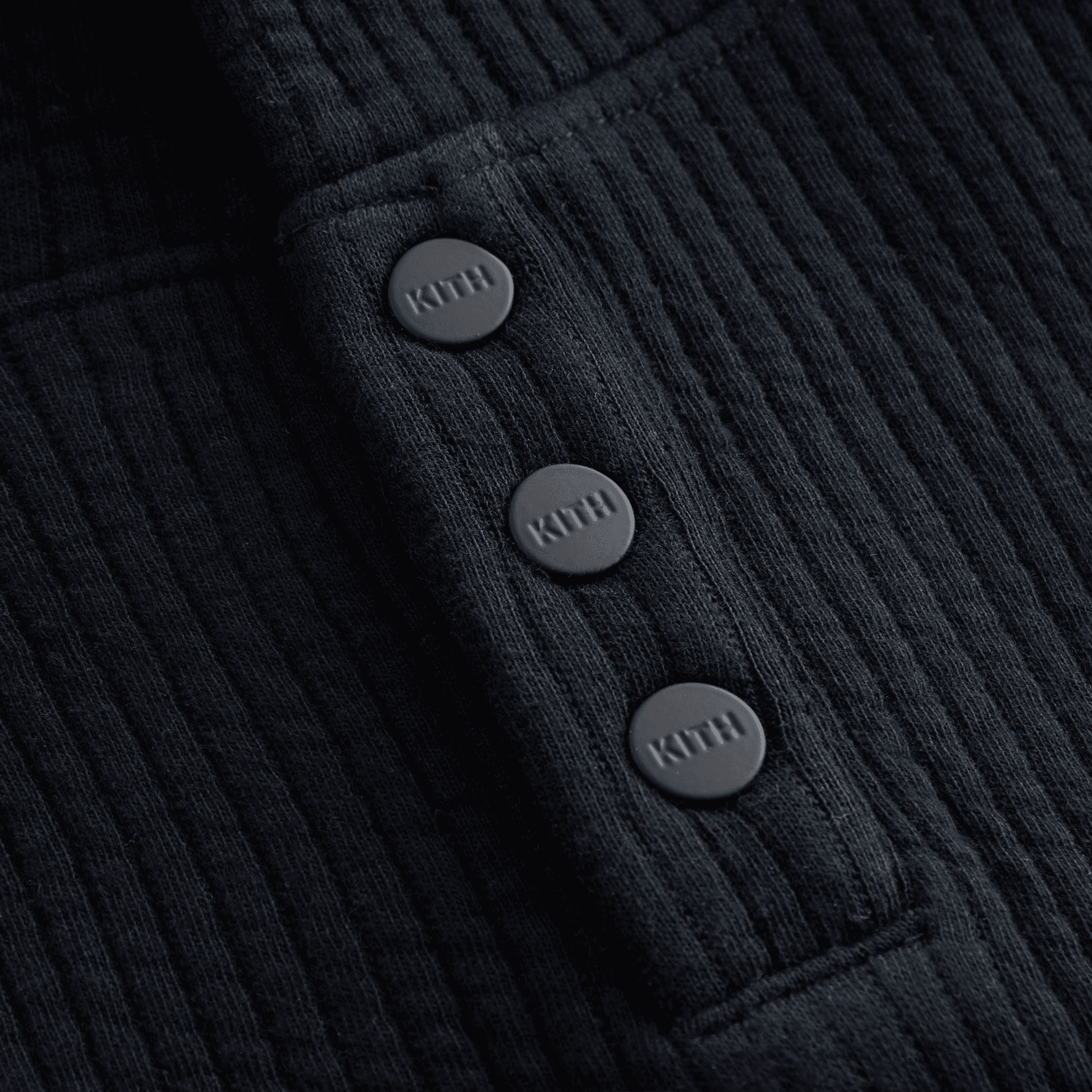 Kith Kids Quilted Harrison Hoodie - Black — Image 4