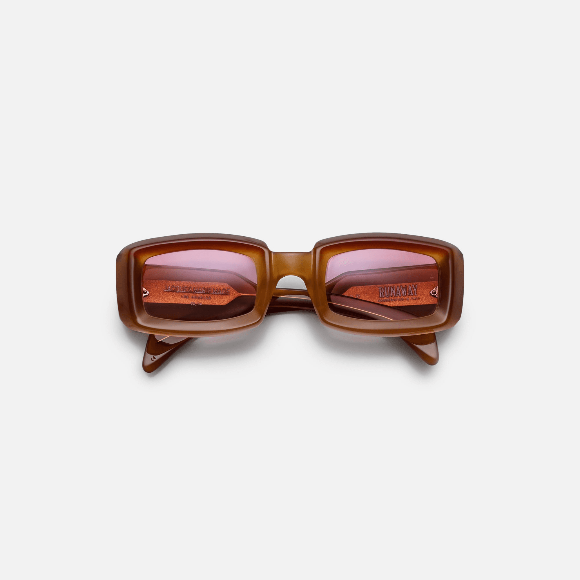 Jacques Marie Mage Runaway Frame Pink Gradient Lens Silver Hardware - Neopolitan - Image 1