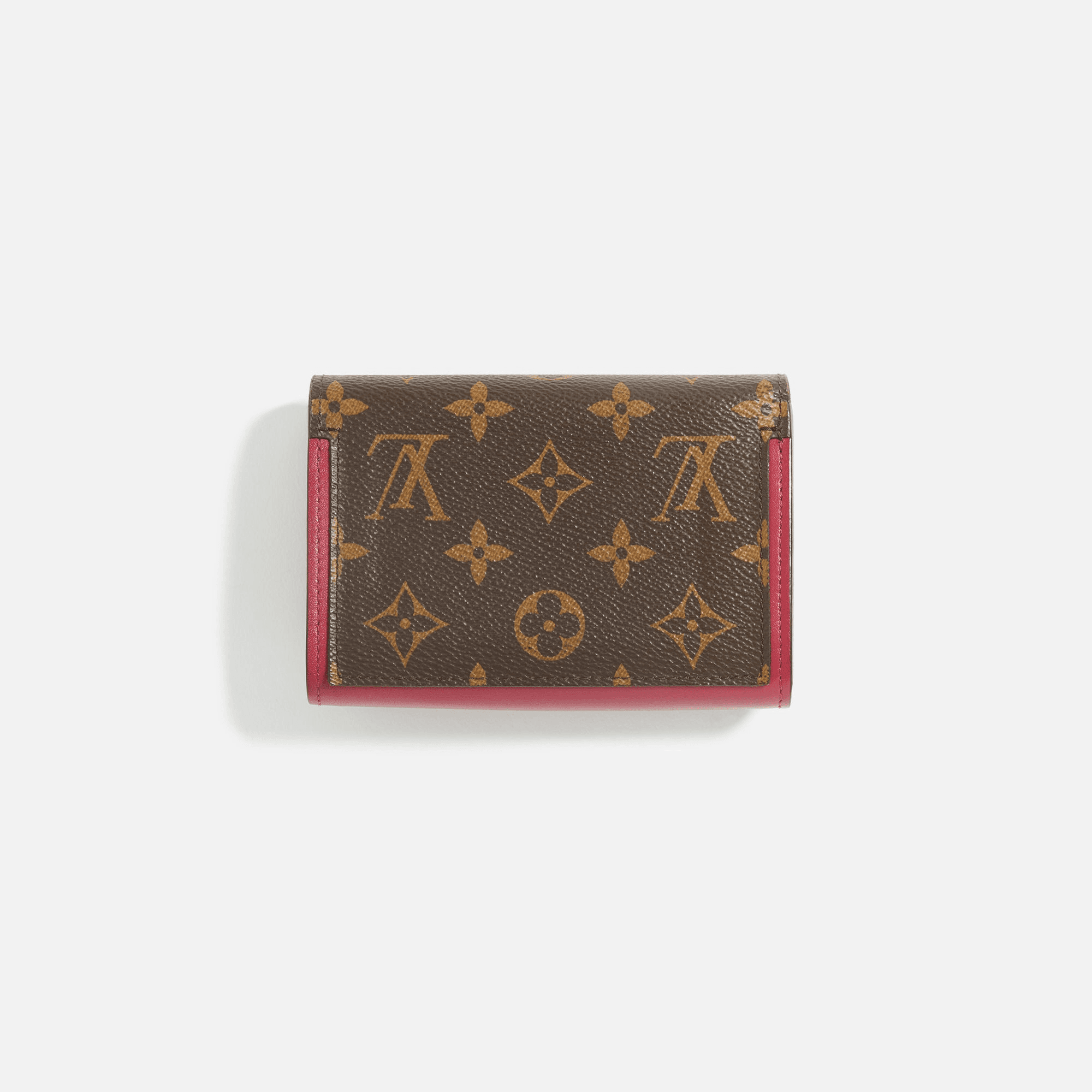 WGACA Louis Vuitton Monogram Flore Compact Wallet - Brown — Image 2