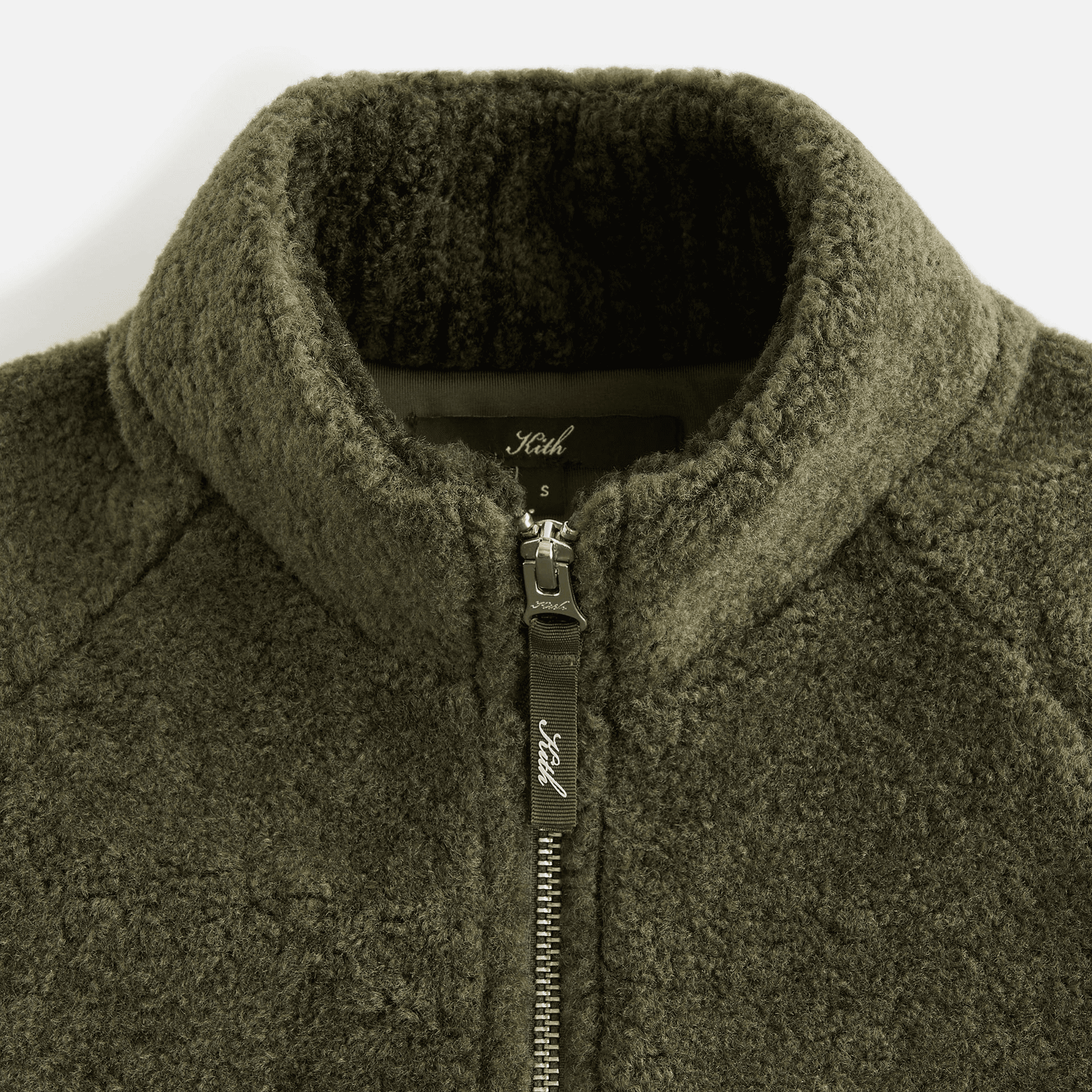 Kith Women Daelyn Sherpa Track Zip - Cypress — Image 3