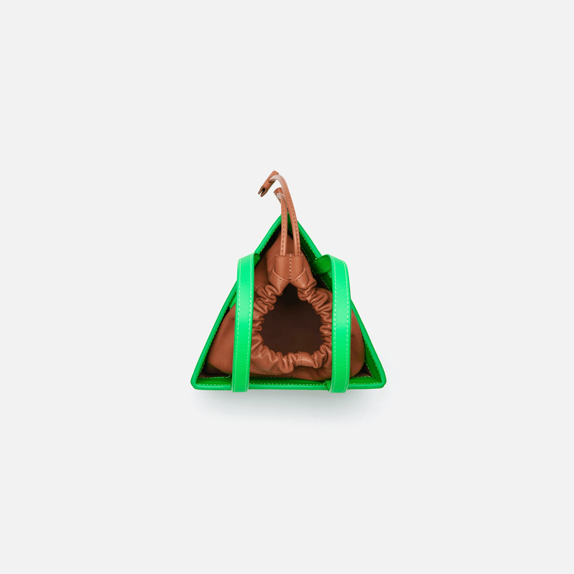 Talel Triangle Bag Small - Neon Green — Image 4