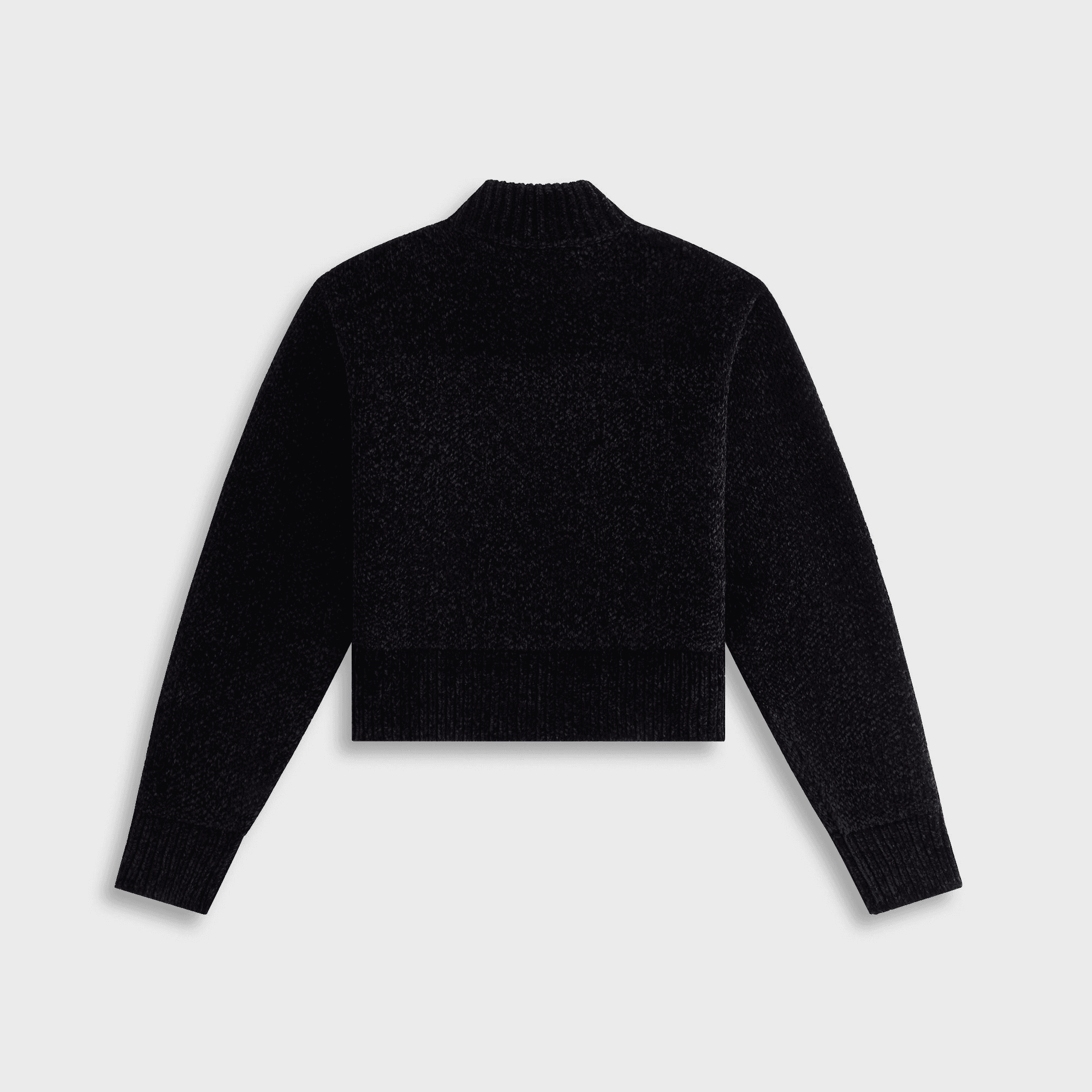Kith Women Hunter II Chenille Punctuated Quarter Zip - Black — Image 4