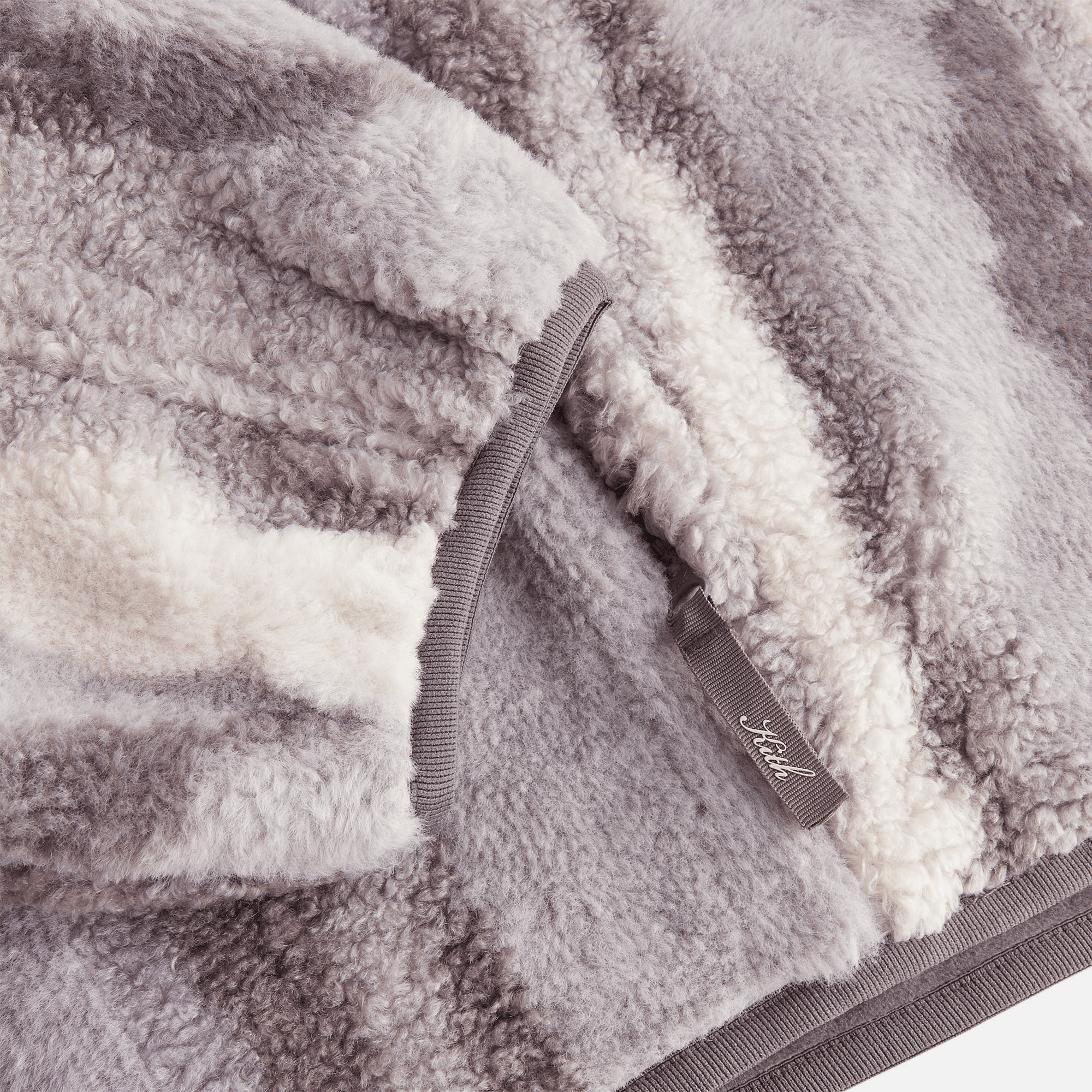 Kith Women Waverly II Jacquard Fur Jacket - Thunder — Image 3