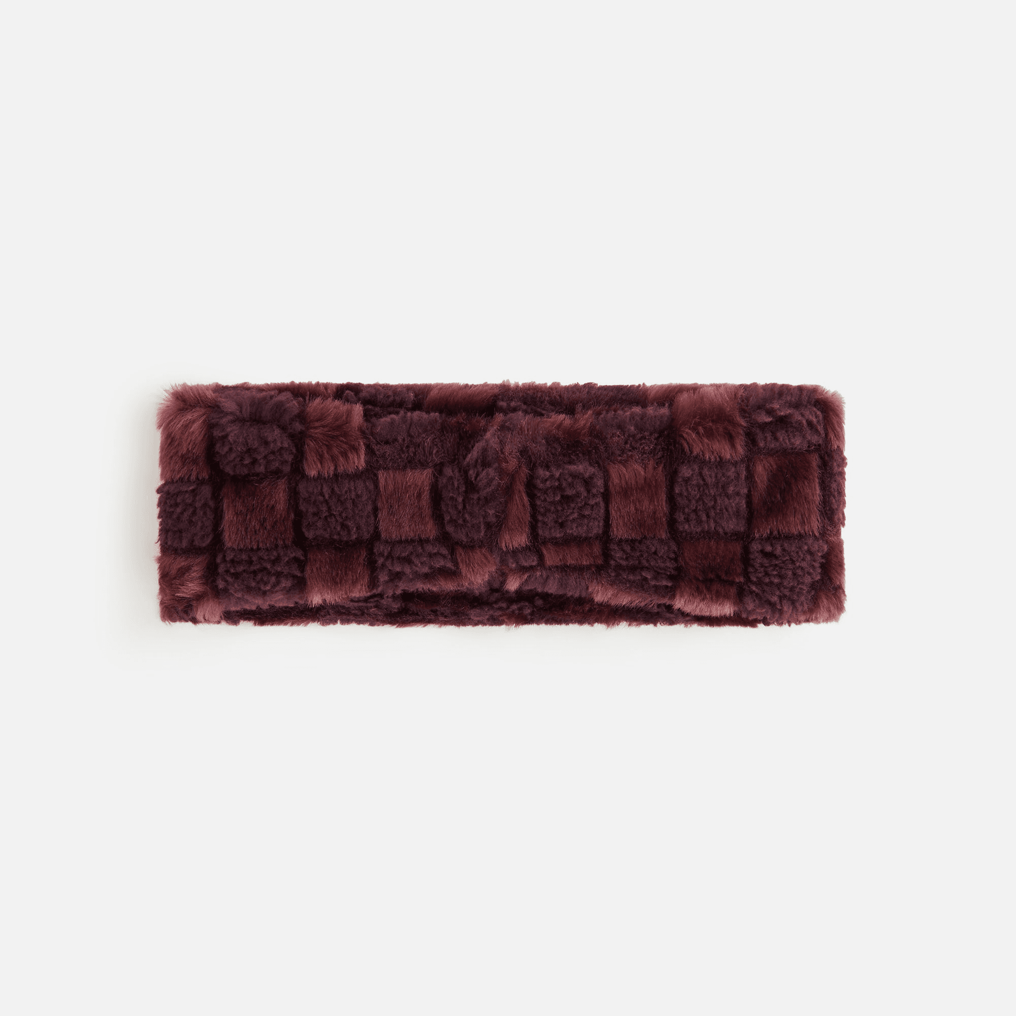 Kith Women Jacquard Fur Headband - Magma — Image 4