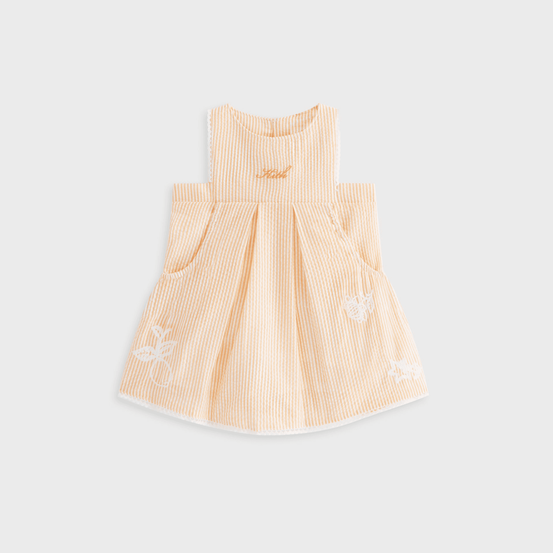 Kith Baby Seersucker Ainsley Dress - Calcite — Image 5