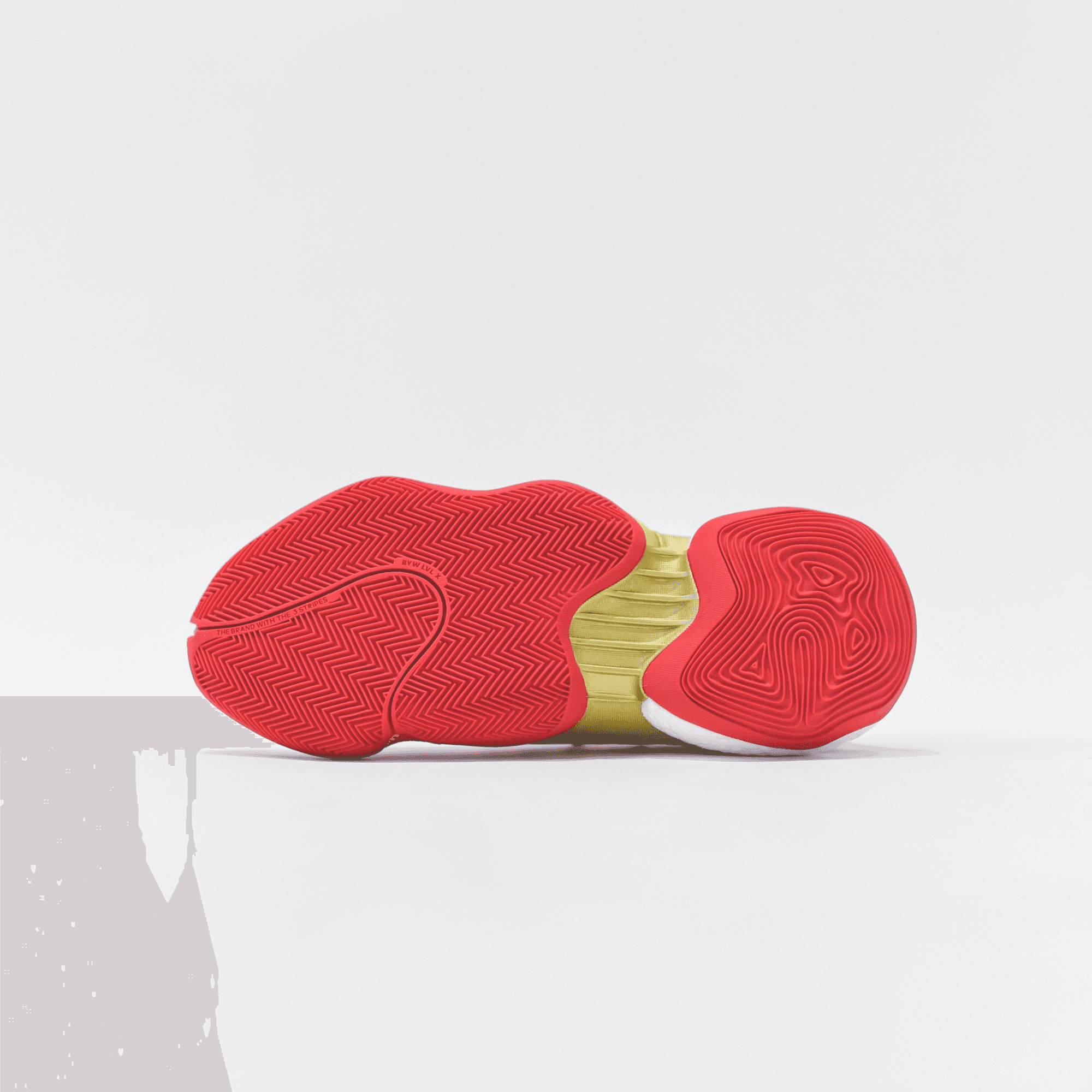 adidas x Pharrell Williams CNY BYW - Scarlet / Bright Yellow / Met Gold — Image 4