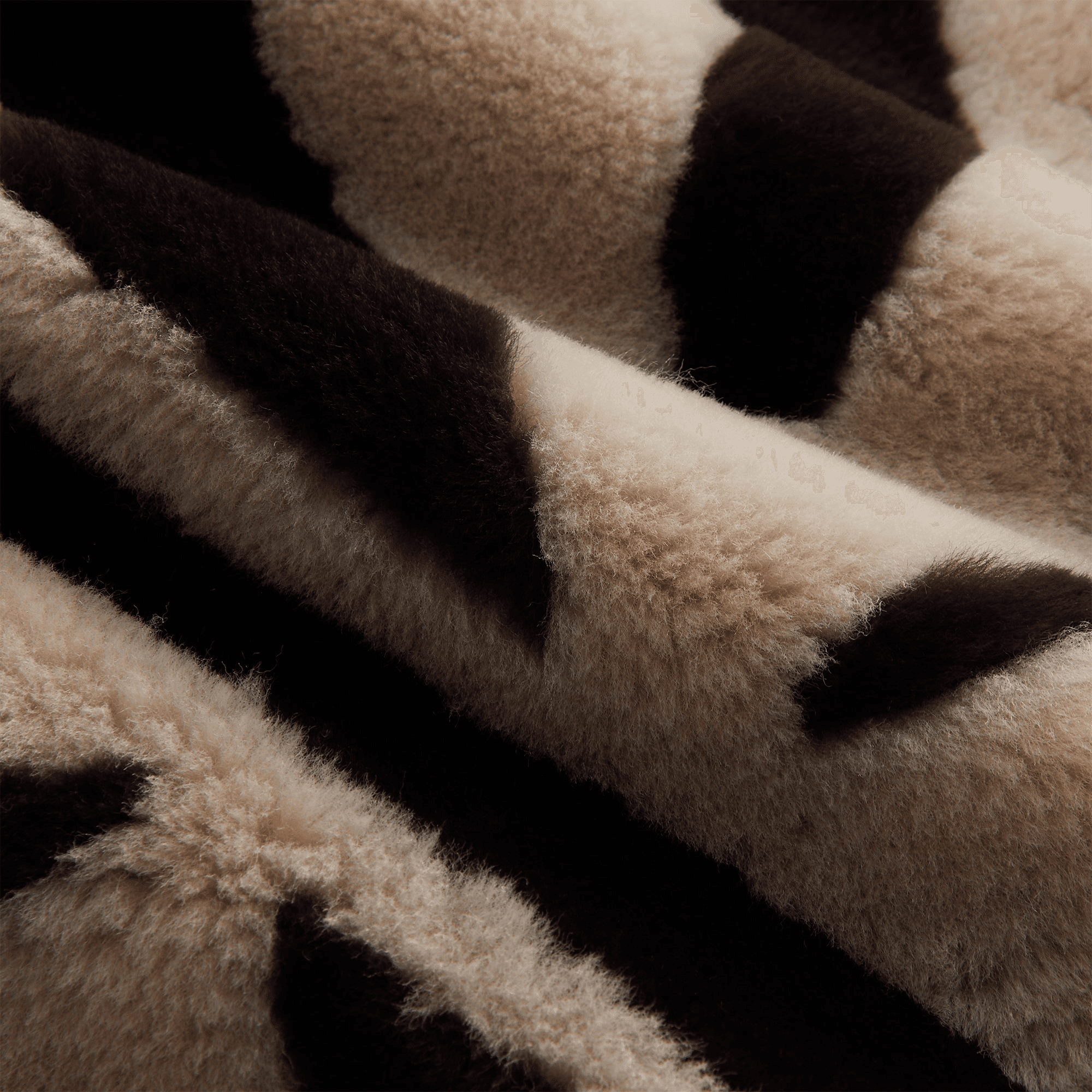 Kith Women Waylon II Shearling Crest Jacket - Waffle — Image 3