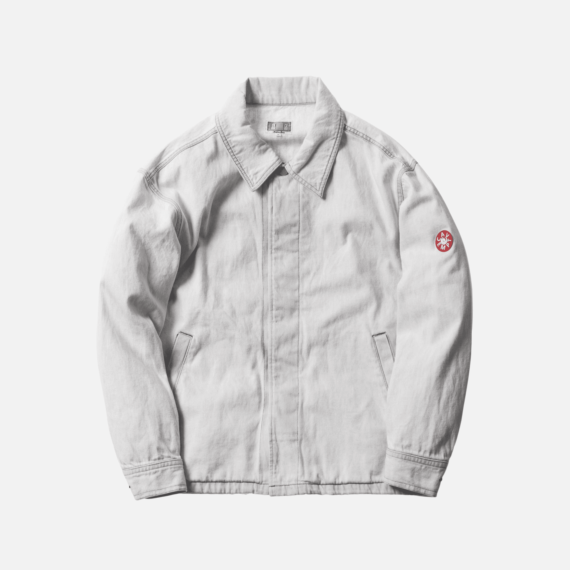 Cav Empt Noise Denim Jacket - Bleach White