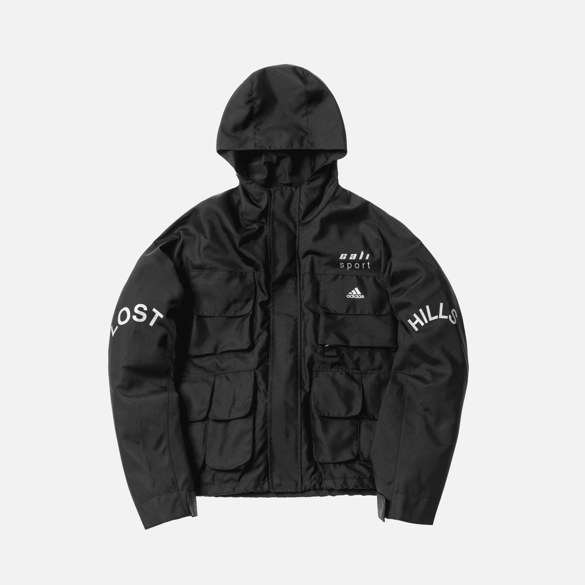 Yeezy Season 5 Parka Pockets Nylon Jacket - Black - Image 1