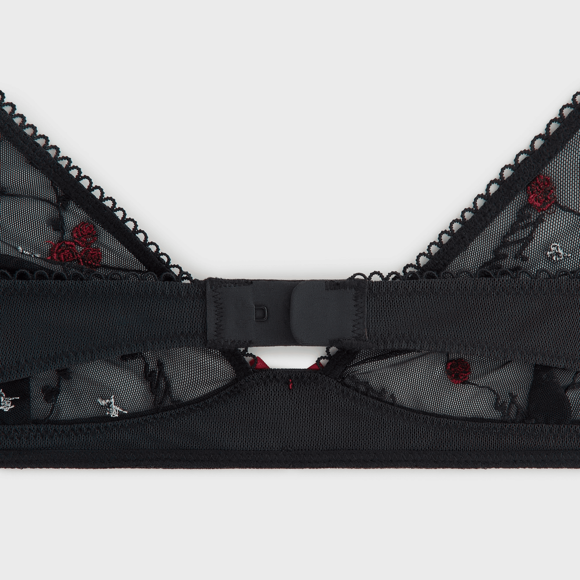 Kith Women Embroidered Bralette Set - Black — Image 3