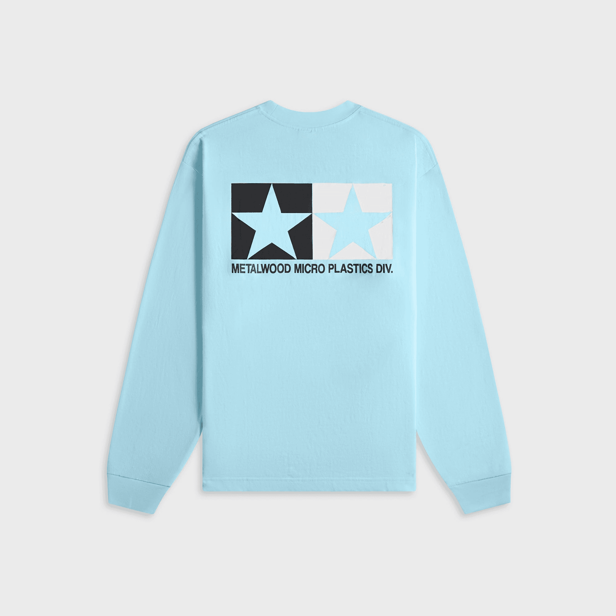 Metalwood Microplastics Long Sleeve Tee - Sky — Image 3