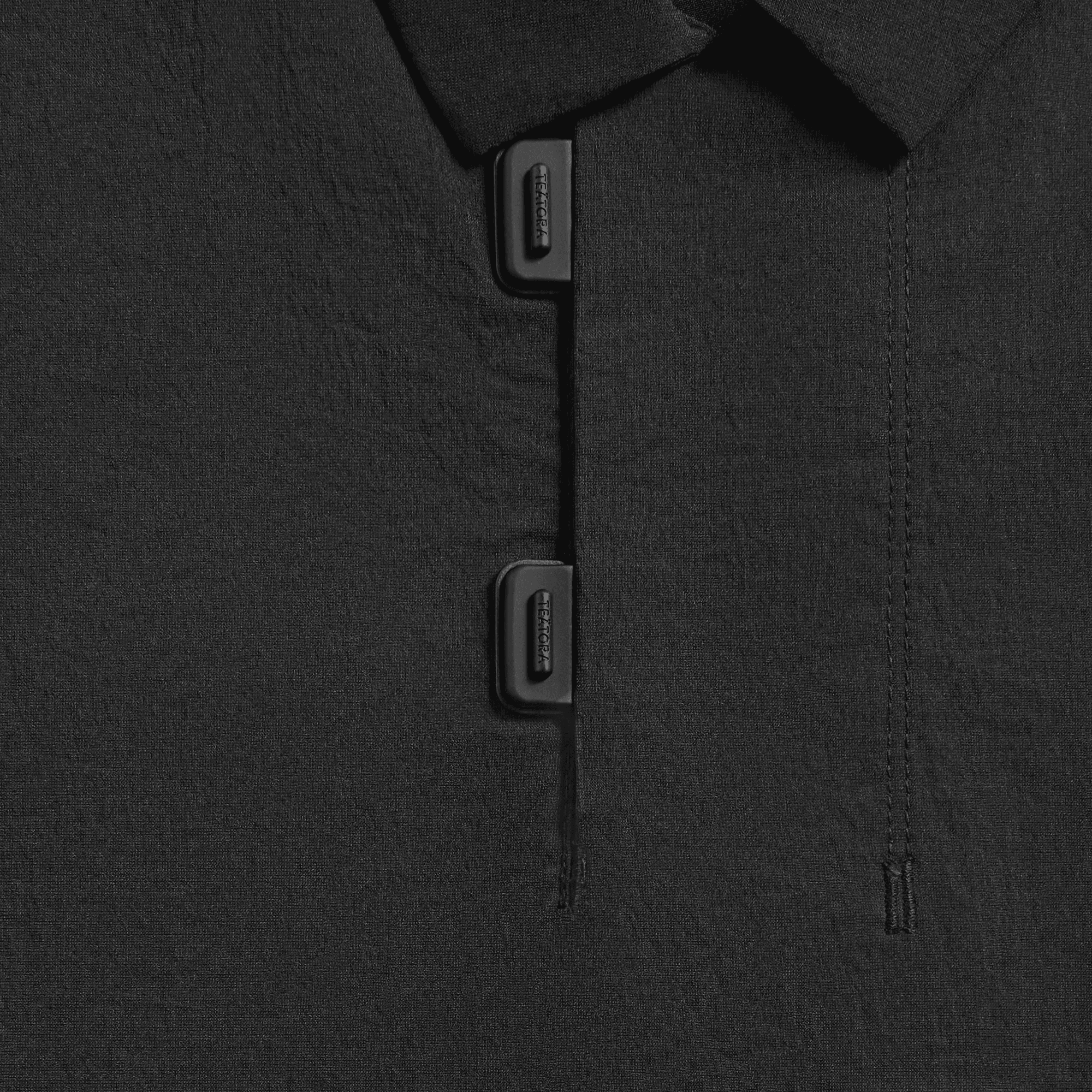 Teatora Doctoroid Capsulesnap Polo Shirt - Black — Image 2