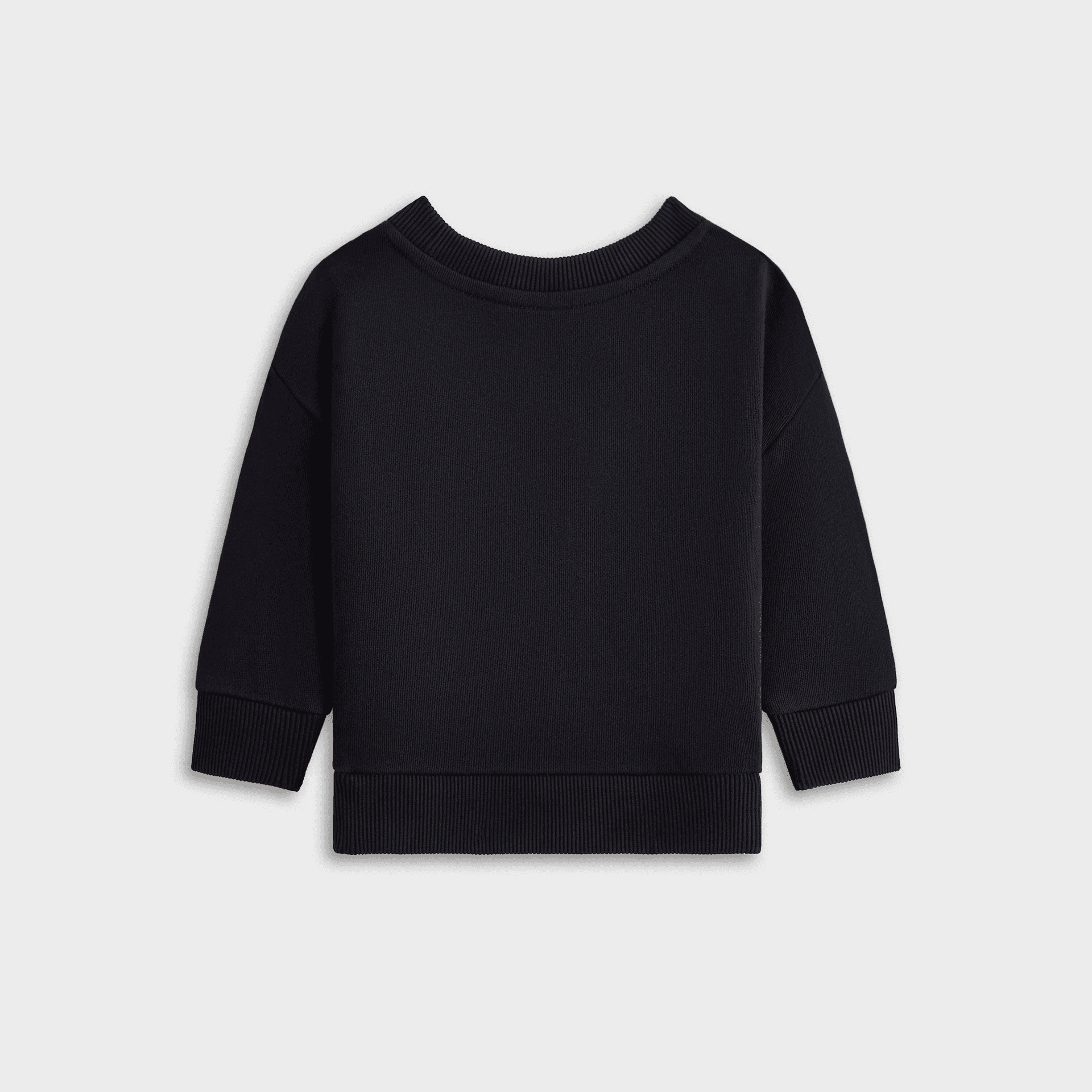 Kith Baby Long Sleeve Nelson Crewneck - Black — Image 5