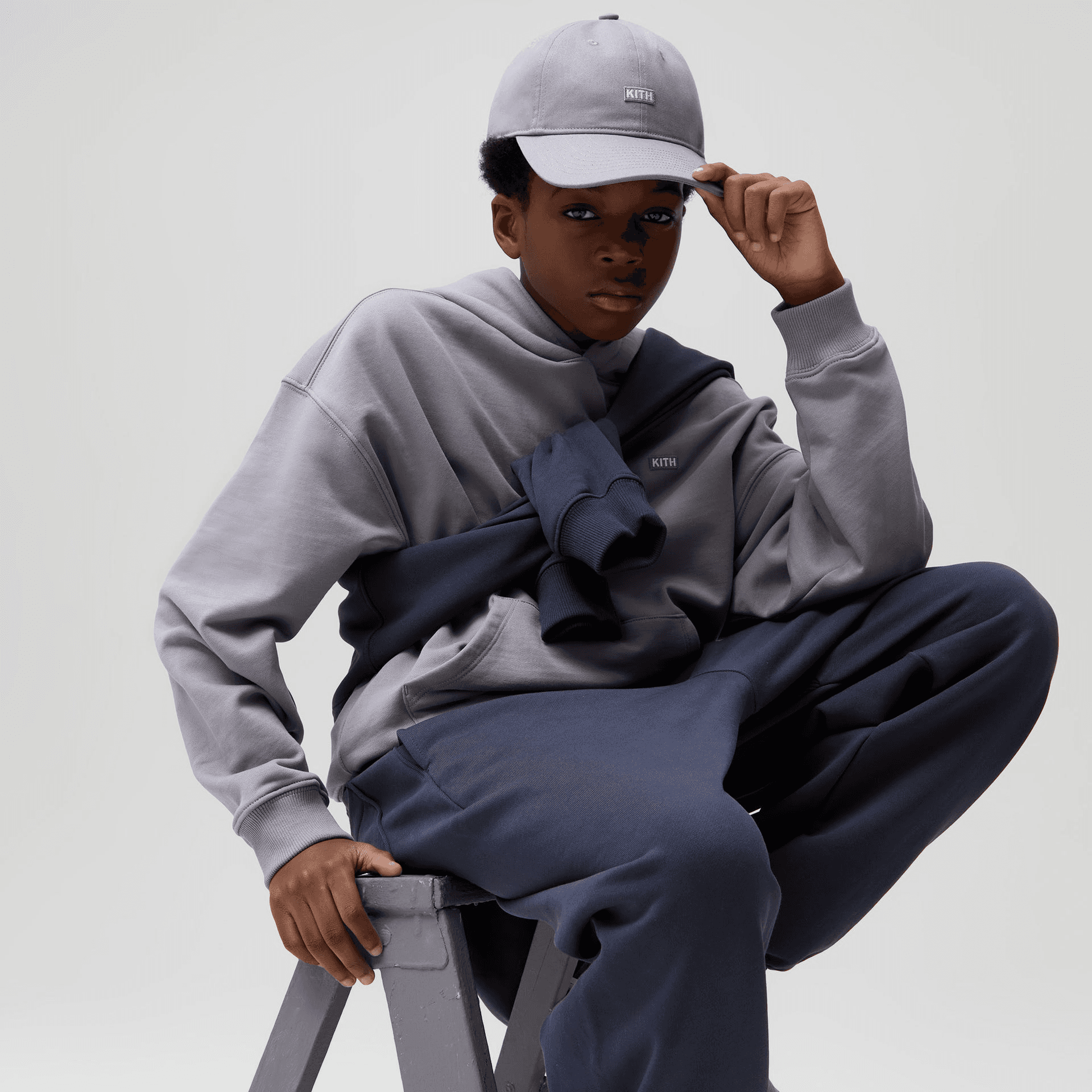 Kith Kids Classic Cap - Argon — Image 3