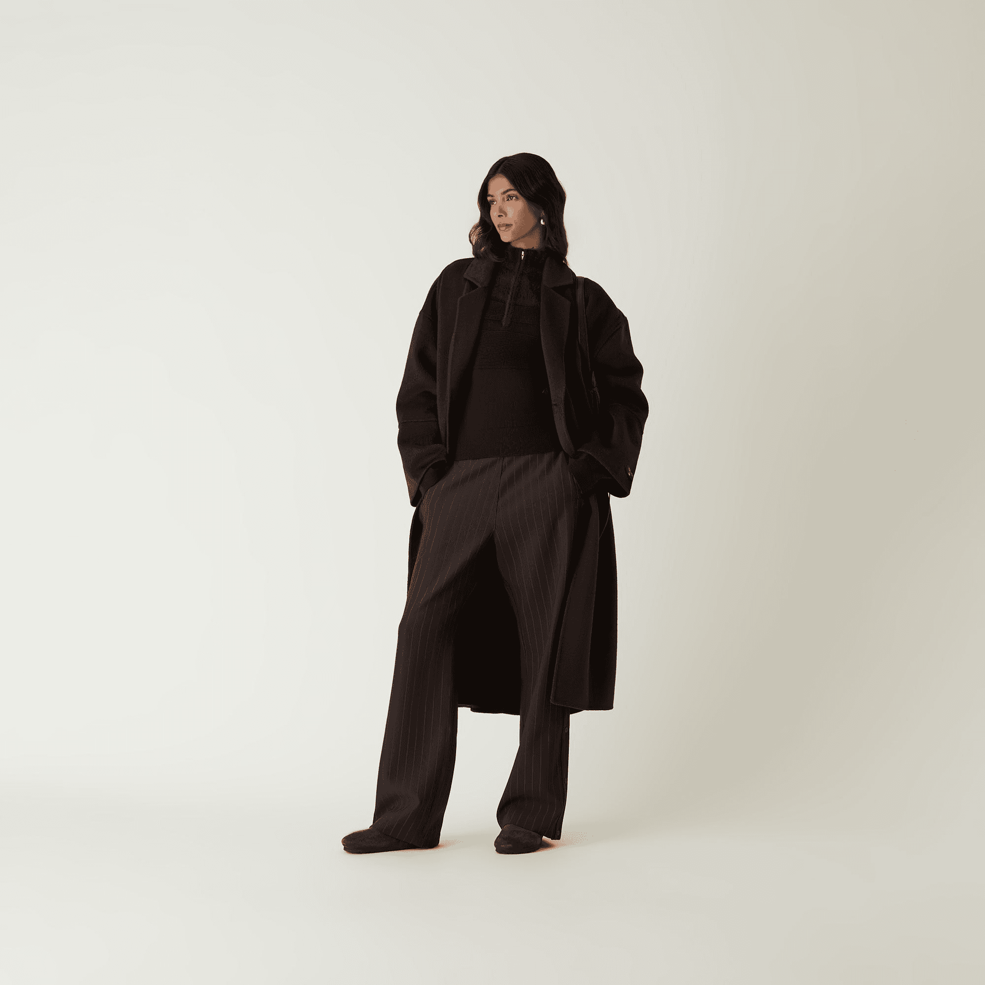 Kith Women Merra Double Breasted Coat - Incognito — Image 8