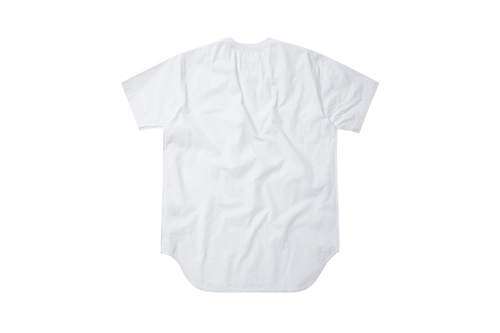 Maidne Noir Broad Cloth Tee - White — Image 2